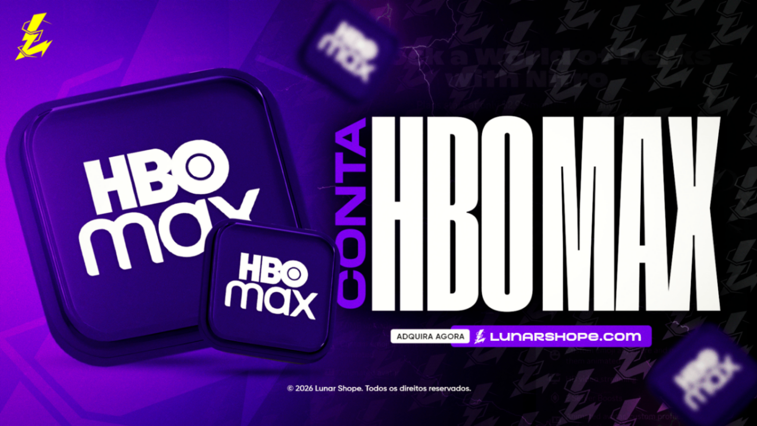 HBO MAX ANUAL ( 1 ANO ) COM GARANTIA