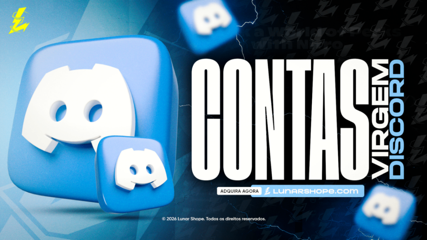 CONTA VIRGEM ANTIGAS DISCORD