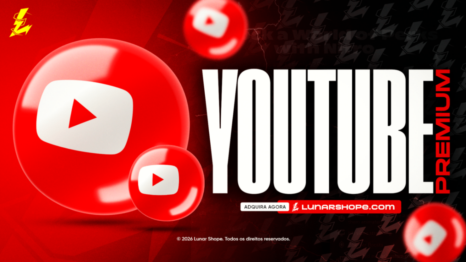 Imagem do produto YOUTUBE PREMIUM