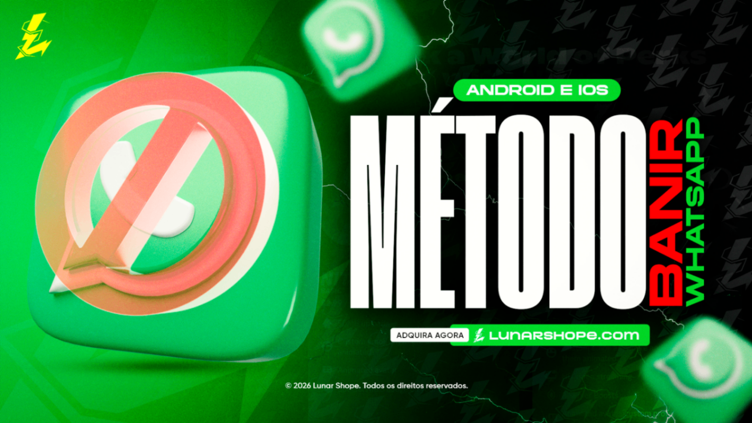 Imagem do produto METODO BANIR/DERRUBAR WHATSAPP