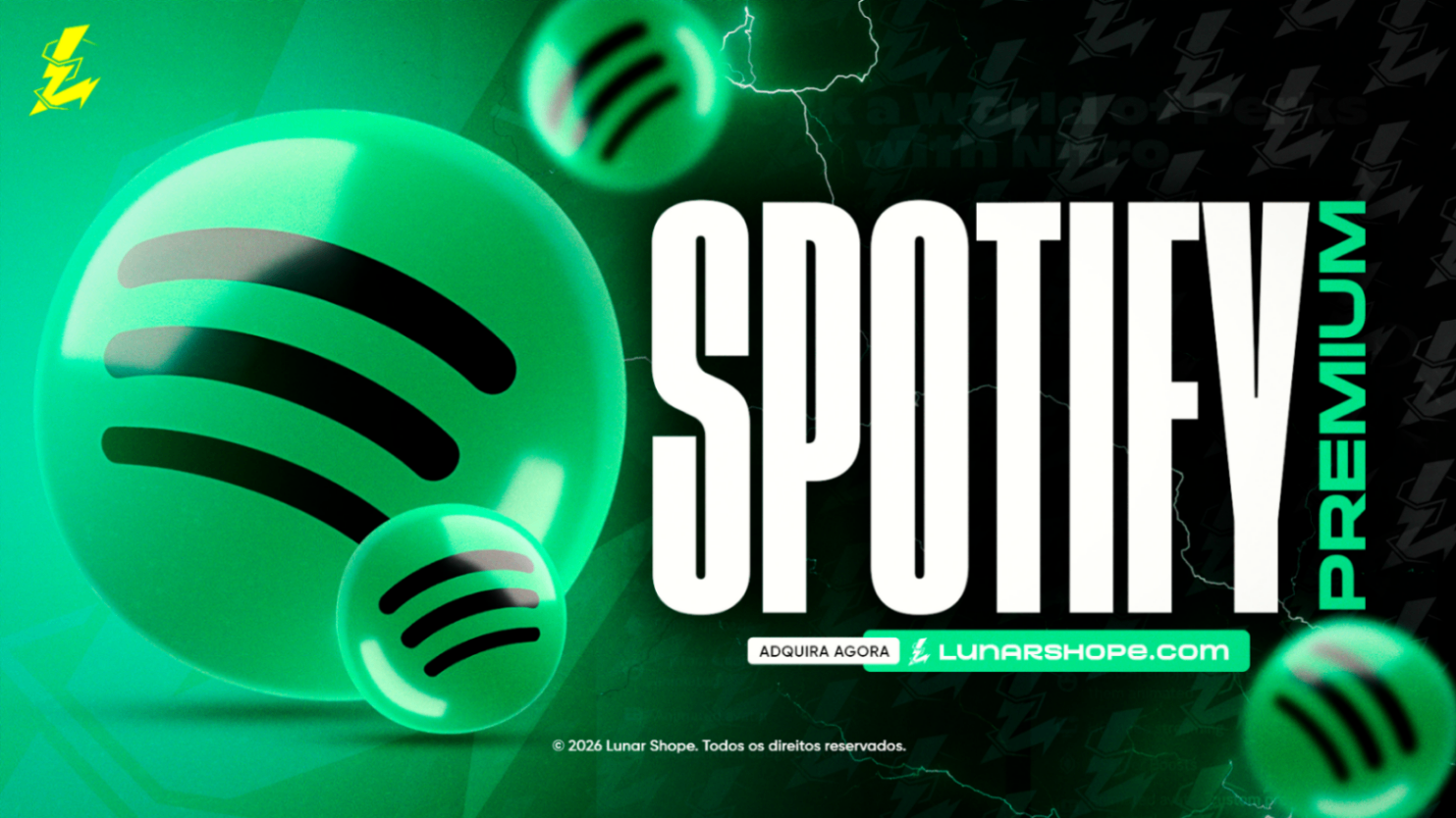 SPOTIFYS. ETERNO, 1 MES, 3 MESES